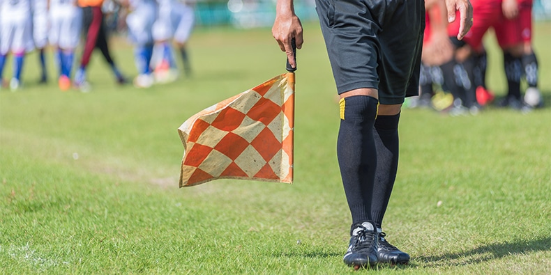 soccer or football assistant referee