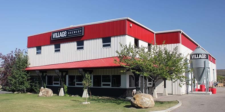 Photo of exterior of Village Brewery in Calgary