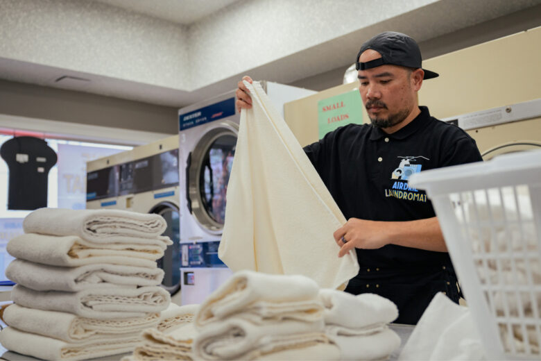 karla and fil laundry